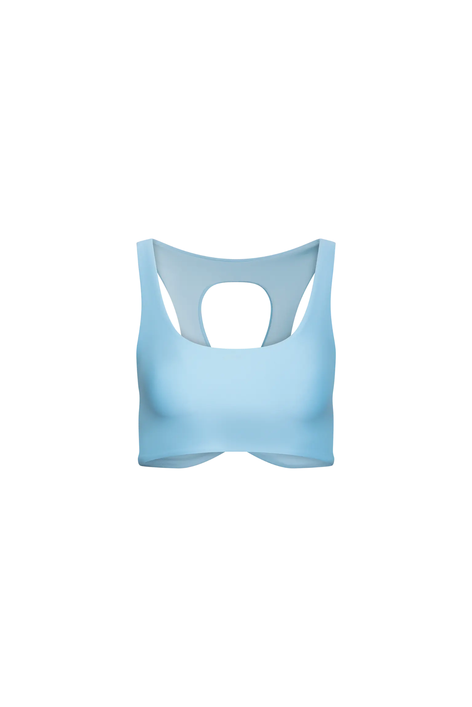 Serenity Blue Inhale Sports Bra - High Intensity