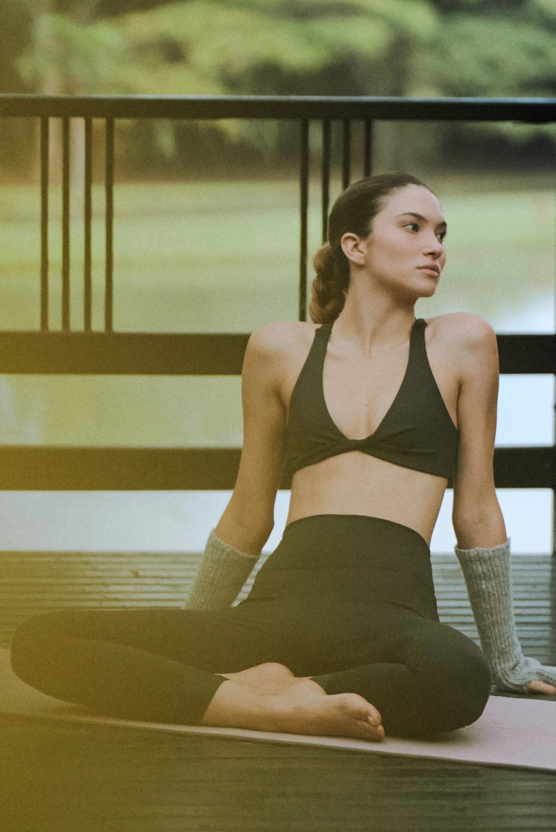 Black Exhale Sports Bra - High Intensity