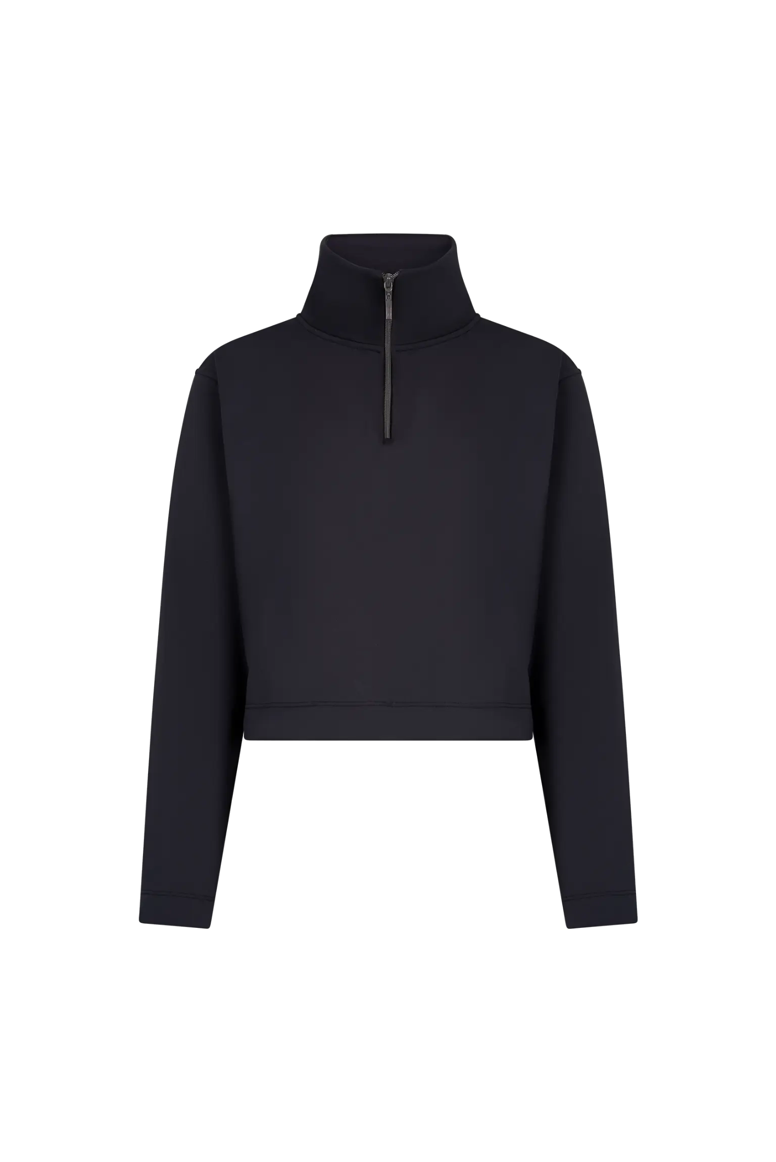 Black Inhale Zipped - Sweater
