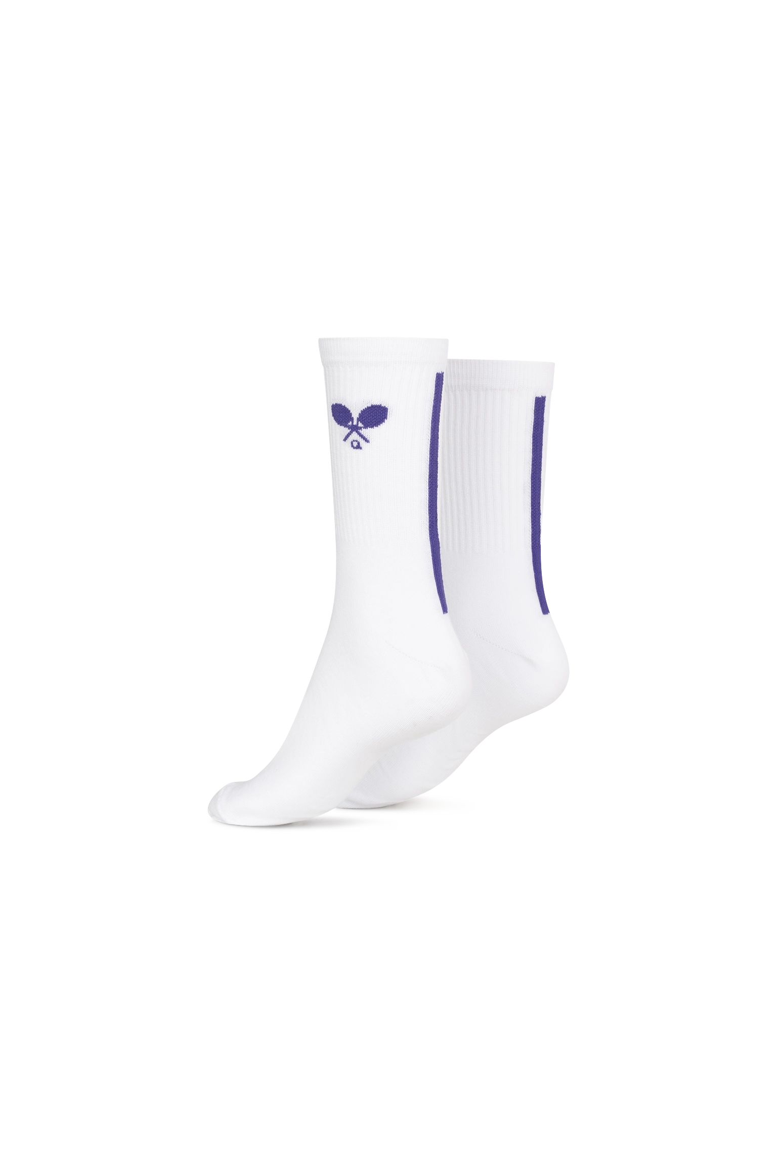 Court Side Crew Socks - Purpple