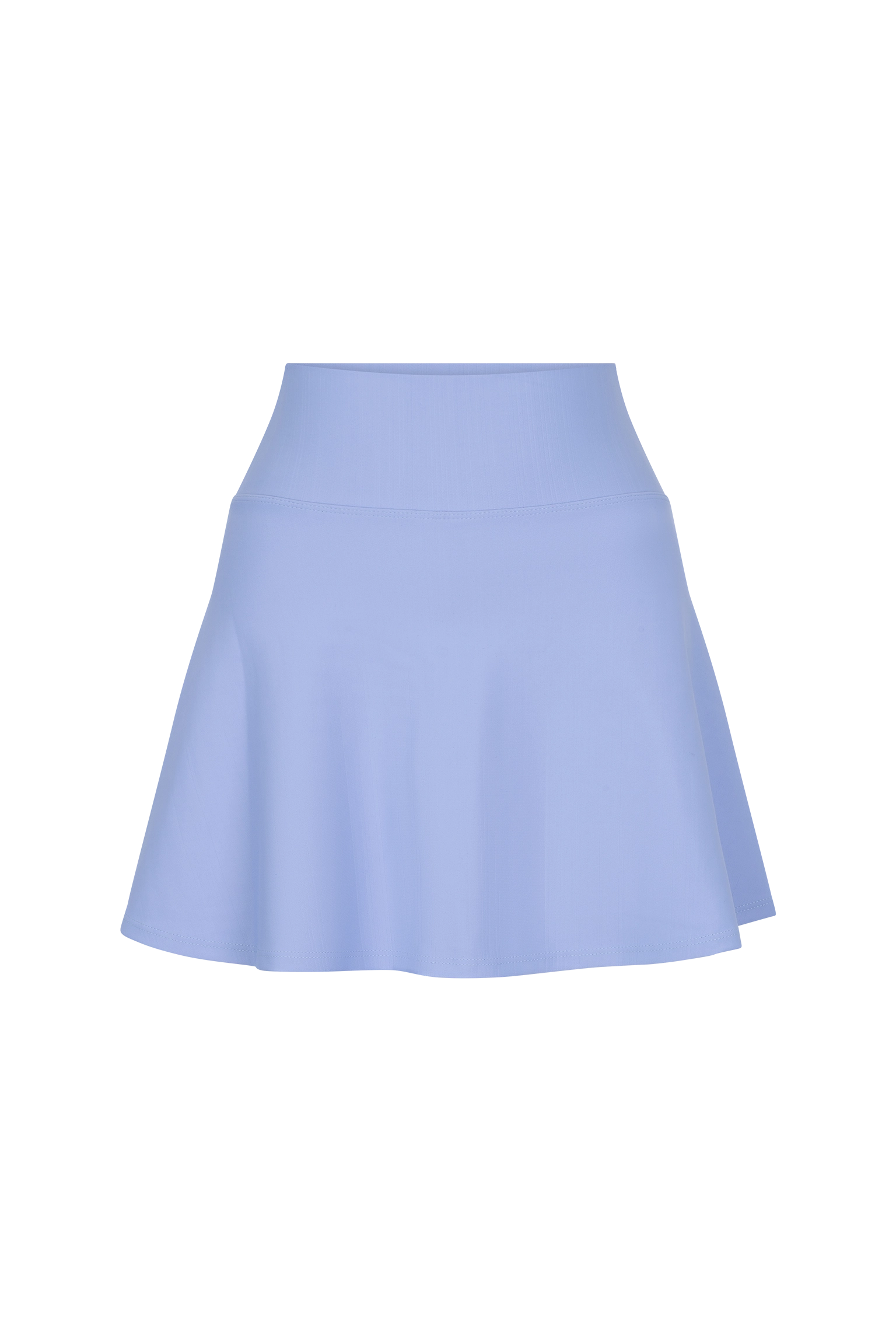 Glazed Blue Flare Mini Skirt - High Intensity