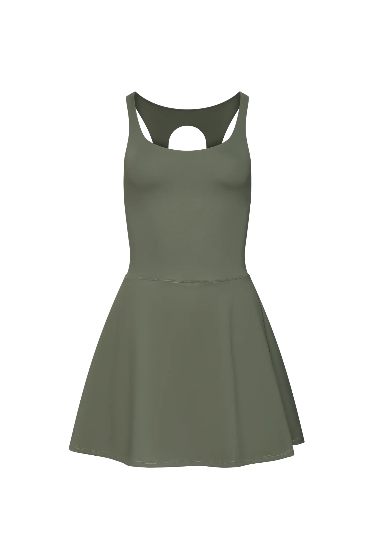 Matcha Green Inhale Mini Dress - High Intensity