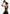 Maqui Active Motion Black Aura Sports Bra in black, back view